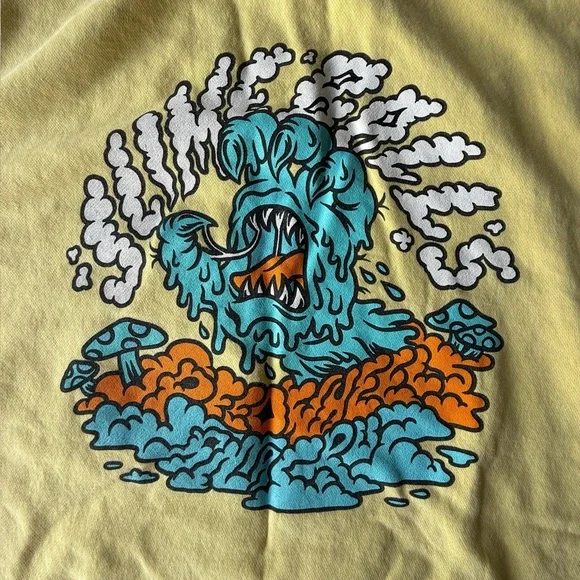 Santa Cruz SlimeBalls Hoodie, Medium Skater Casual - Picture 4 of 5